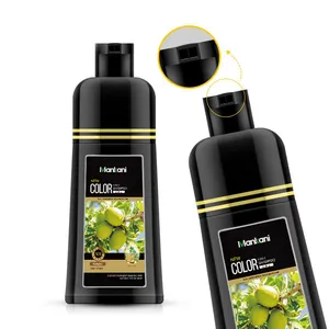 premium argan oil dye black color hair shampoo for gray hair 3 in 1 hair color dye