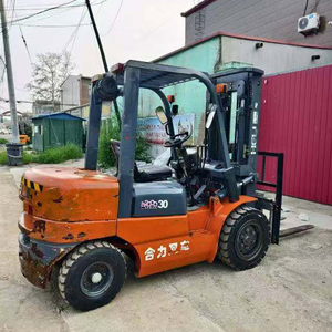 High Efficiency Used Diesel Forklift 3 Ton 4.5M Heli 4 Wheel Portable Warehouse PLC Core Chinese Brand <b>Transporting</b> Machine Sale - Product Image 3