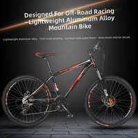 Vélo de montagne polyvalent 26 pouces en acier à haute teneur en carbone, 21 vitesses, pour adultes, pour le trajet quotidien, vélo de sport d'extérieur, fourche à suspension double