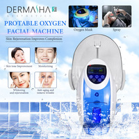 Appareil de beauté pour le visage à oxygène hyperbare, jet d'eau oxygénée, rajeunissement de la peau, anti-âge, blanchiment