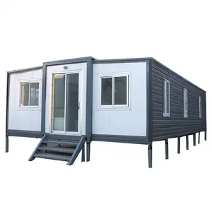 Prefabrik ev bir ağız ev konteyner 3 yatak odası ve mutfak ve banyo planını içerir