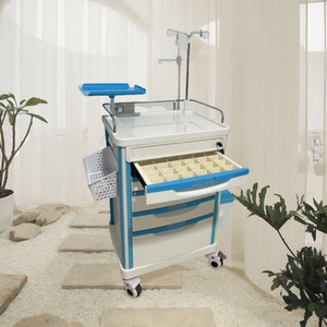 Carrito Médico Yue Shunkang Multifuncional con Cajones y Bandeja para Uso de Emergencia en Hospitales - Product Image 1