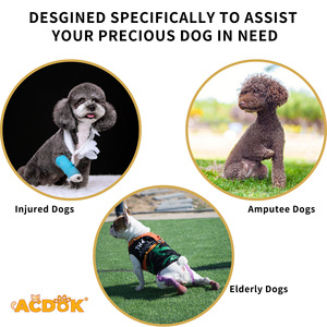 犬用リフトハーネス小型犬用フルボディサポートスリングシニアまたは負傷ペット用調整可能ベスト軽量デザイン - Product Image 5