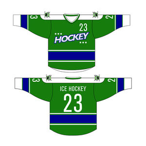 Beliebte benutzer definierte Nummer Vintage übergroße Sublimation USA Hockey Jersey - Product Image 2
