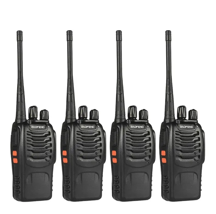 Baofeng-walkie talkie portátil de banda dual, radio uhf BF-888S, 888s