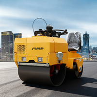 Compacteur routier à double tambour vibrant, système entièrement hydraulique avec pompe à embrayage électromagnétique