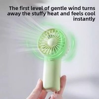 Ventilateur de Poche Personnel Portable, Alimenté par Piles, Cadeau d'Été pour Voyages en Extérieur, Voiture ou VR – Petit Ventilateur à Main en Plastique