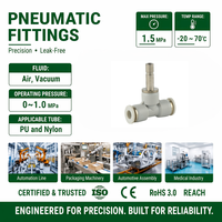 Isaiah Brand Quick Union Straight Pipe Connector Wholesaler Pneumatic Joint PU Push in Plastic Air Tube Fittings