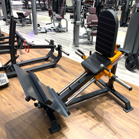 Équipement de musculation en acier pour la musculation, machine compacte pour soulever les mollets à 45 degrés, presse à jambes