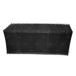 Square Dust Cover Nylon Accordion Rubber Bellows covers way bellows covers