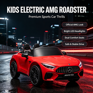 WDDK-SL63 Voiture Électrique pour Enfants, Grand Jouet pour Bébés, Voiture à Conduire pour Enfants, Idéale pour les Fêtes et le Jeu - Product Image 1