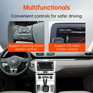 Adaptateur Bluetooth pour voiture GITANK pour VW <span class=keywords><strong>RNS</strong></span> 510, VW 3G pour <span class=keywords><strong>RNS</strong></span> <span class=keywords><strong>315</strong></span>, systèmes VW Premium 8. Interface multimédia Music Symphony Concert. - Product Image 2