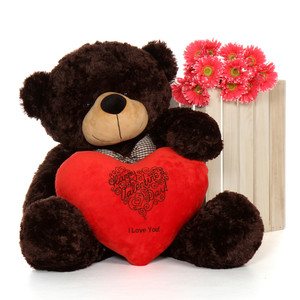 ของเล่นตุ๊กตายัดนุ่นรูปหัวใจสำหรับสุนัขกอดคุณ - Product Image 6
