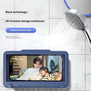 <span class=keywords><strong>Support</strong></span> mural étanche pour téléphone de douche, idéal pour hôtels, anti-buée, écran <span class=keywords><strong>tactile</strong></span>, commande en gros - Product Image 4