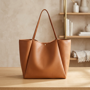 Pochette de luxe noire en cuir véritable pour femme, bandoulière, fermeture éclair, souple, imperméable, durable, écologique, légère et tendance - Product Image 1