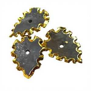 กระเป๋าใส่เครื่องประดับกำมะหยี่ 100% สไตล์ยุโรปโบราณ  ตกแต่งด้วยหินอาเกตแฟนซี  รูปหัวใจแกะสลัก  พร้อมหูจับชุบเคลือบ - Product Image 1