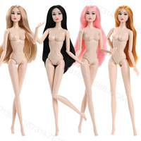Conception personnalisée Supermodel pour corps de poupée 33 cm, échelle 1:6, jouet en vinyle pour fille, mode européenne et américaine, cheveux en nylon lisses et soyeux