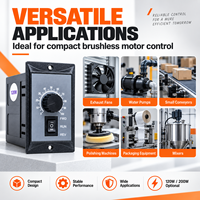 Contrôleur de moteur BLDC AC220V avec vitesse réglable, marche avant/arrière et protections multiples pour applications industrielles