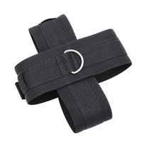Netphi Acier Inoxydable Croix Menottes Harnais En Cuir BDSM Débutants Kit pour Adultes pour Couples ou Femmes SM Type Sex Toys