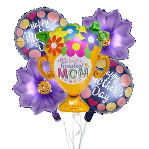 母の日ハート型アルミバルーンセットママI Love You <span class=keywords><strong>Party</strong></span>バルーンデコレーション用品スペイン語/英語版 - Product Image 5