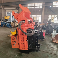 Martillo Vibratorio de Agarre Lateral RSBM para Excavadora Hidráulica, Montado en Excavadora, para Hincado de Pilotes de Chapa de Acero y Tuberías