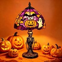Lampe murale pastorale populaire en résine de style européen pour Halloween, idéale pour l'ambiance de la maison, du couloir et de l'entrée.