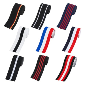 Bande élastique personnalisée avec logo imprimé, tissée jacquard, en silicone, spandex et caoutchouc pour ceintures de sous-vêtements, vêtements de sport, yoga et gym - Product Image 1