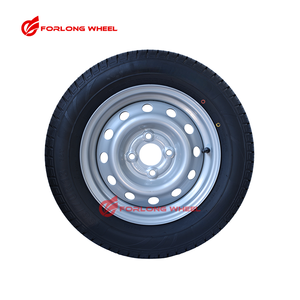 FORLONG 13 ''13 pouces 4X13 4-98-58.5 4x98 roues de <span class=keywords><strong>remorque</strong></span> en acier pour 155 <span class=keywords><strong>70R13</strong></span> - Product Image 2