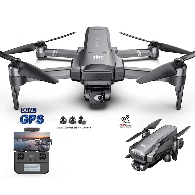2023 NEW F22/F22s Pro Drones GPS 4K HD EIS Camera Obstacle Avoidance Brushless Drone Foldable Quadcopter RC 3.5KM F22/F22s Dron