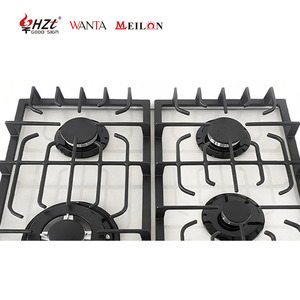 Precios al por Mayor, Cocina de <span class=keywords><strong>Gas</strong></span> <span class=keywords><strong>Natural</strong></span> de 4 Quemadores, Estufa de <span class=keywords><strong>Gas</strong></span> con Cubierta de Vidrio Templado para Uso en la Cocina - Product Image 4