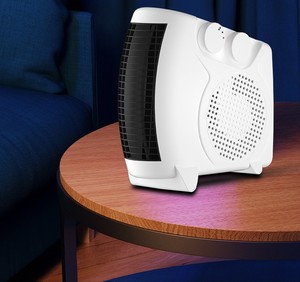 Calentadores eléctricos de 500W, termostato pequeño portátil, calentamiento rápido, calentador pequeño, modos de calefacción y ventilador para dormitorio - Product Image 3