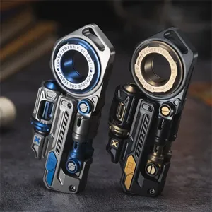 Time Knight Spinner anti-stress en alliage de titane EDC, jouet sensoriel tactile, visuel et auditif pour l'ADHD, l'anxiété et la concentration, adapté à tous les âges - Product Image 1