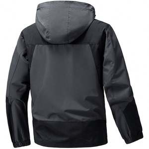 Veste coupe-vent de ski de montagne pour homme avec logo personnalisé, résistante à l'eau, doublée de polaire, coupe-vent avec capuche, vestes d'hiver - Product Image 2