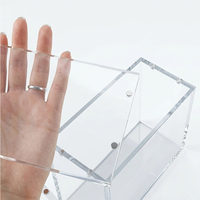 Boîtier de présentation en acrylique pour Elite Trainer Box ETB PLUS TCG, protection UV, transparent, pour rangement, vente en gros, taille standard
