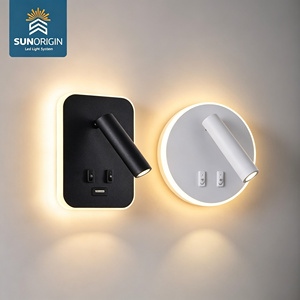 Lampe murale LED moderne réglable avec port de charge USB pour la décoration intérieure et les villas – Tension d'entrée et couleur - Product Image 5