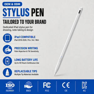 Stylet <span class=keywords><strong>Pencil</strong></span> 2 2e <span class=keywords><strong>génération</strong></span> pour iPad Pro 11 pouces, stylet tactile pour iPad Pro 12,9 pouces, stylet pour tablettes <span class=keywords><strong>Apple</strong></span>, stylet 40H - Product Image 1