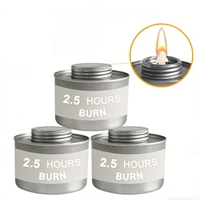 Brûleur de réchaud à mèche liquide haute performance avec logo personnalisé pour buffet, réchaud de table et camping