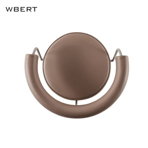 WBERT Nordic Bauhaus Premium diseño moderno cuero Metal para el hogar sala de estar Hotel restaurante muebles Silla de comedor - Product Image 4
