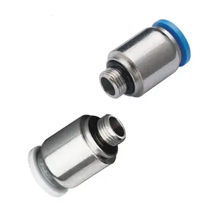 POC-G Series Round Male Straight Pneumatic Quick Connect Fitting