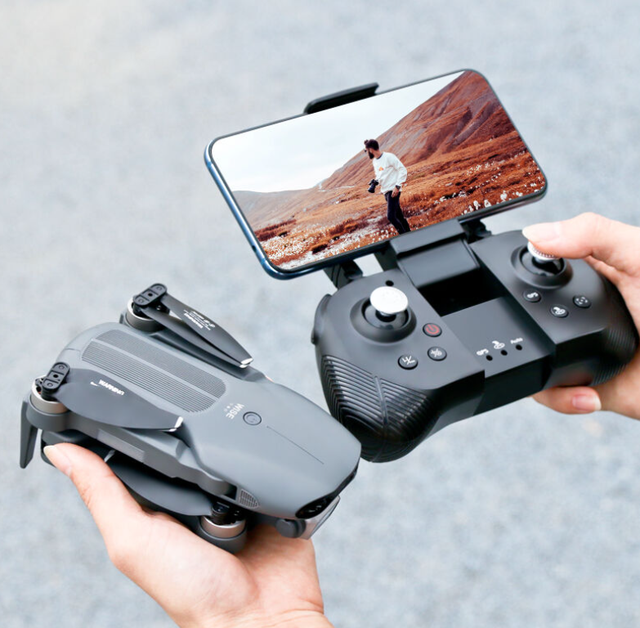 GPS 6K Dual Anti-Shake Camera Drone with 5G WIFI Mini Foldable 2500mAh Rechargeable Gesture Photography Remote Control 5G Drone
