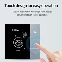 Termostato Inteligente WiFi de 16A Tuya para Calefacción por Suelo Radiante Eléctrico, Control de Temperatura, Compatible con Alexa, Google Home y Android, de Plástico