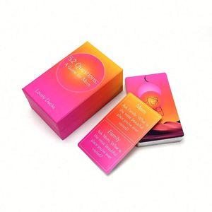 Fabrication professionnelle de jeux Oracle imprimés, jeux de cartes personnalisés en français pour les couples - Product Image 5