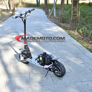 X5 सस्ते गैस चालित स्कूटर मोपेड 2 स्ट्रोक Huasheng 49cc 50cc गैस स्कूटर