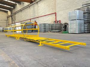 Scala diritta della gabbia rampicante di sicurezza di fuga antincendio di resistenza alla corrosione di alta qualità per il pannello solare - Product Image 5