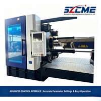 Machine de moulage par injection horizontale hydraulique d'occasion de 530 tonnes d'origine haïtienne avec moteur PLC, vis et pompe