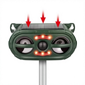 Répulsif à ultrasons solaire IP66 avec design écologique, fonctionnement 12 heures sur 24 pour le contrôle des animaux - Product Image 6