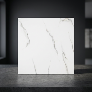 Arctic Bronze 24x24inch Glossy Porcelain <b>Floor</b> Tiles 8mm Marble Look Premium Commercial Flooring - Product Image 6