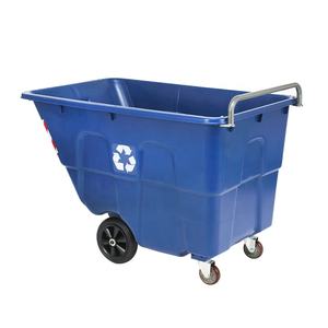 Hot Verkoop Muti-Functionele Industriële <span class=keywords><strong>Plastic</strong></span> Lade Kar Met 4 Wielen Utility Wasserij Trolley, Tilt Truck - Product Image 5