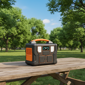 Générateur solaire portable multifonctionnel de 500 W à onde sinusoïdale pure pour le camping, batterie de secours extérieure, station d'alimentation au lithium - Product Image 1