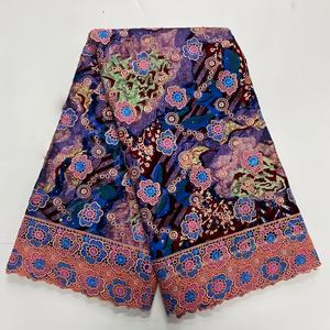 ผ้าลูกไม้แอฟริกันคอตตอนแกรนด์ 3 มิติ ลายปักแบบสวิส สำหรับชุดเดรสงานปาร์ตี้และงานแต่งงานสำหรับเด็กผู้หญิง - Product Image 3